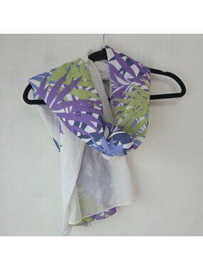 J. Crew Floral Lightweight Wrap Scarf Spring Summer Women's Onesize